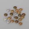 50pcs 6mm UFO Shaped Gold Beads, DIY Material For Vintage Bracelet, Essential For Handmade Jewelry With Spacer Gasket Accessories