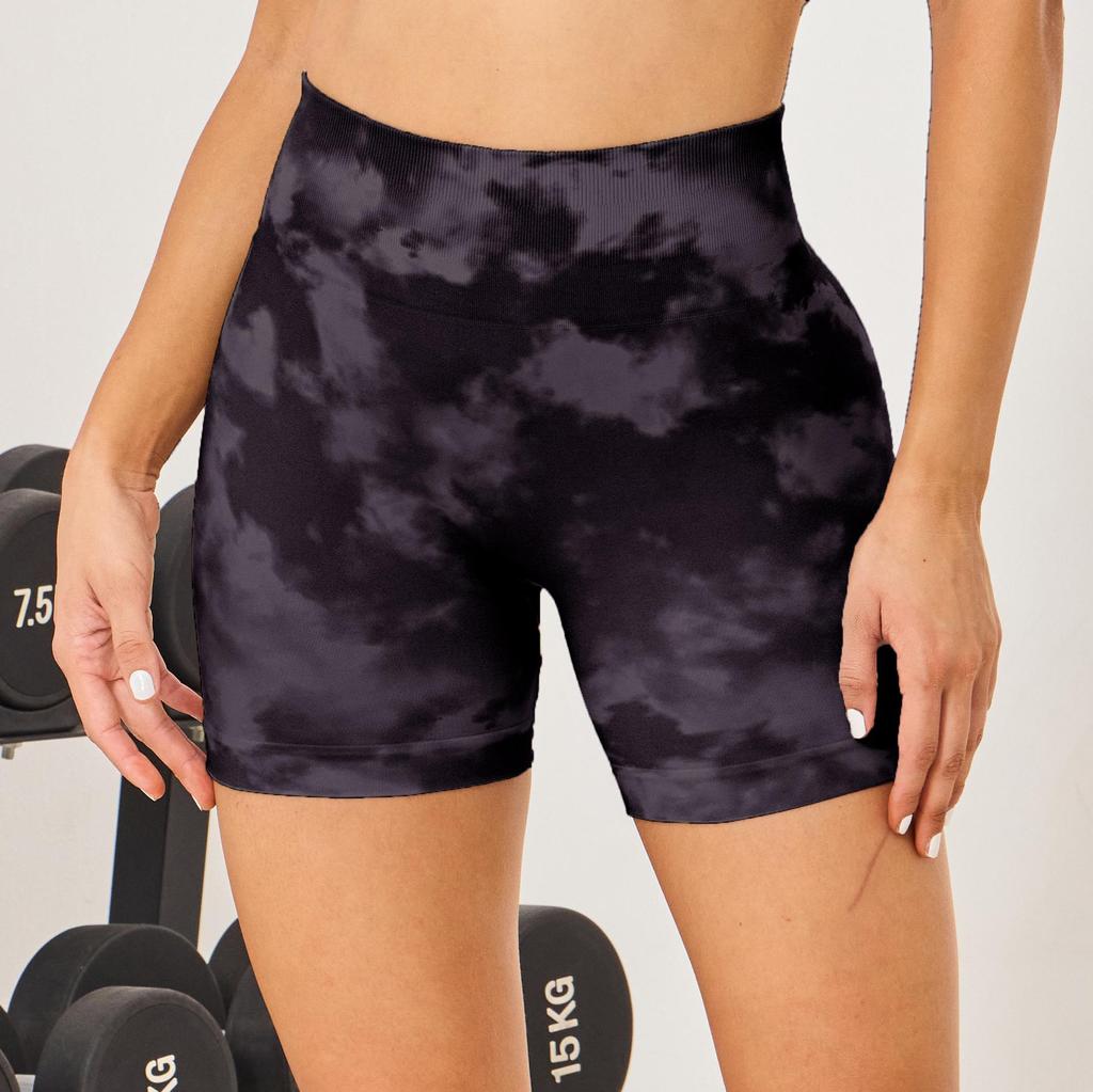 DARCSPORT Women's Seamless Wolf Print Fitness Set (Bra, Shorts, Pants)