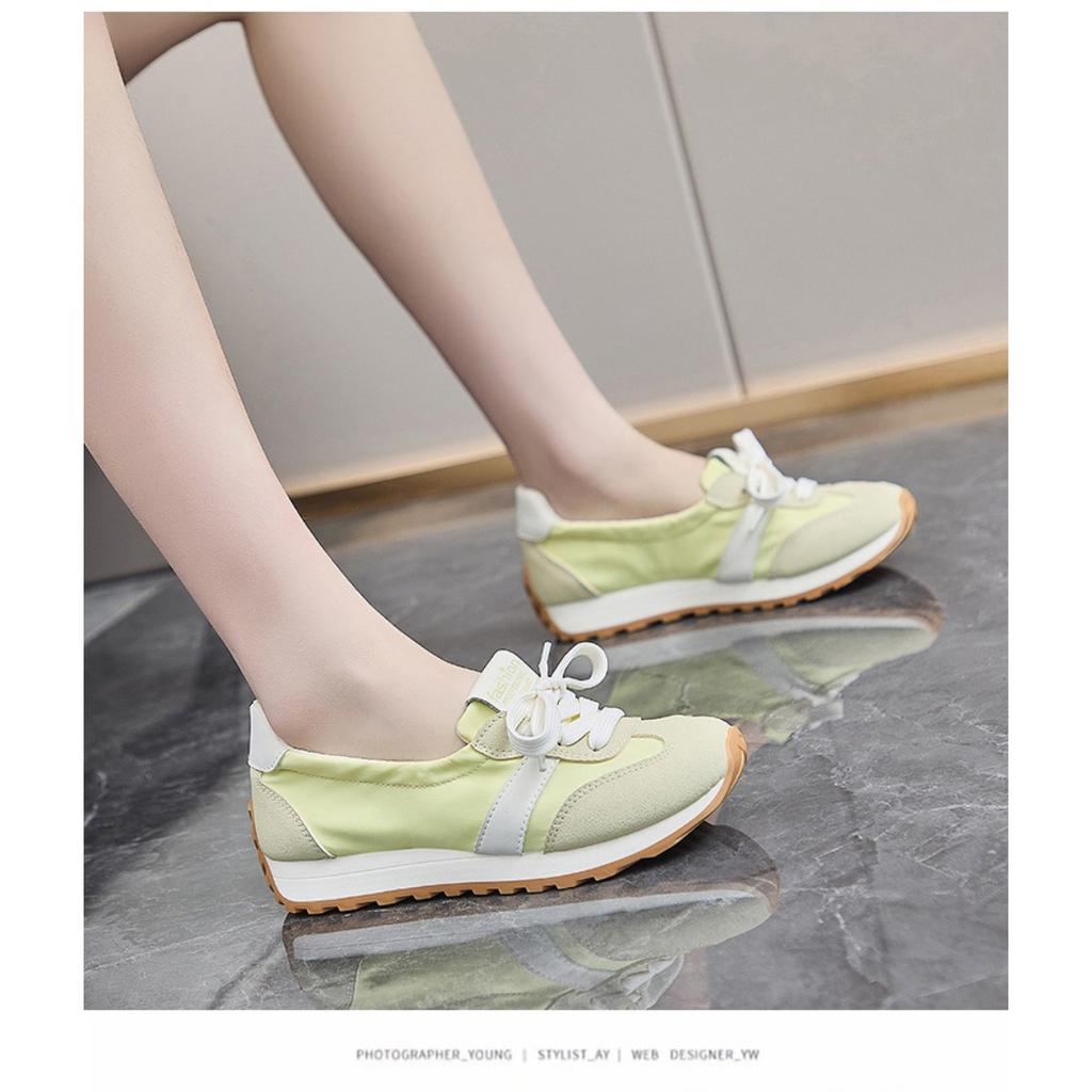 Women's Breathable Shoes Versatile Korean Version Thick Sole Height Increasing Student Running Casual Shoes