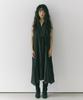 Hocus Pocus Layered Linen Long Dress_Black