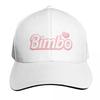 Bimbo Doll Love Heart Baseball Cap Contrast Two Tone Brim Snapback Flat Bill Strapback Dad Hat