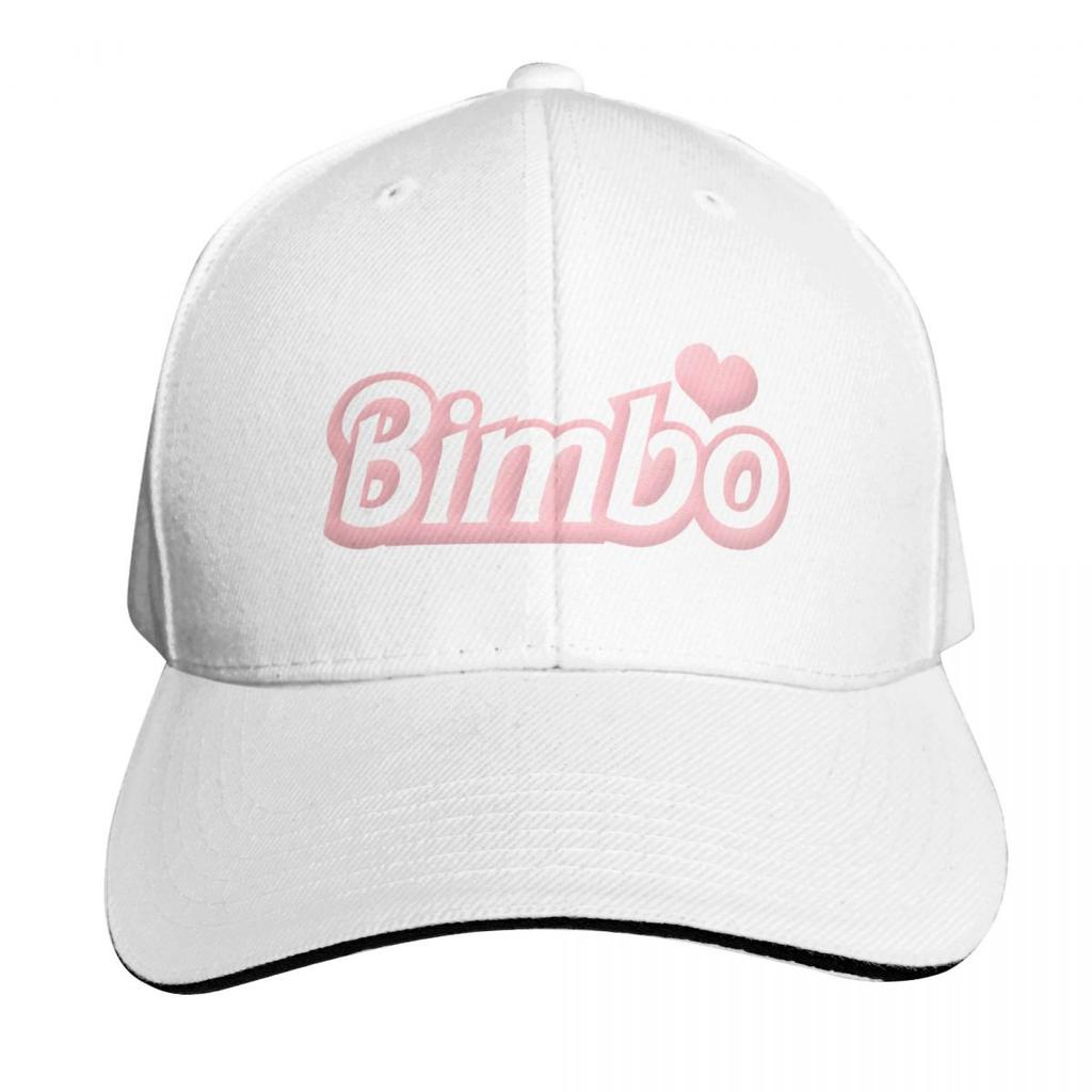 Bimbo Doll Love Heart Baseball Cap Contrast Two Tone Brim Snapback Flat Bill Strapback Dad Hat