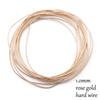 10 Gauge Silver Gold Plated Copper Craft Wire  Flexible Metal French Bullion Wire for Jewelry Making DIY Embroidery Beading