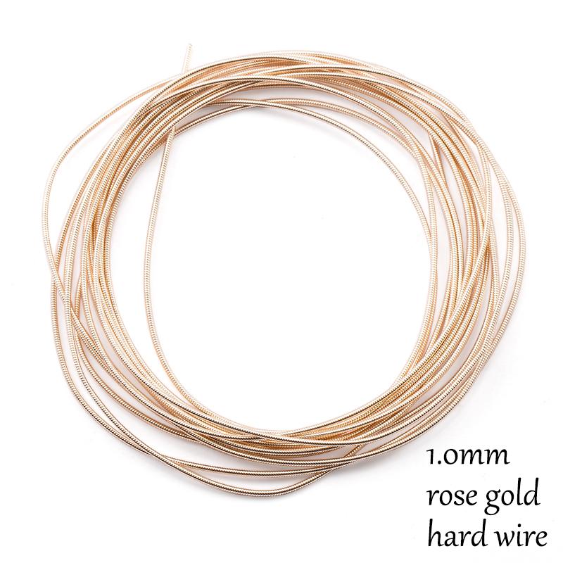 10 Gauge Silver Gold Plated Copper Craft Wire Flexible Metal French Bullion Wire for Jewelry Making DIY Embroidery Beading