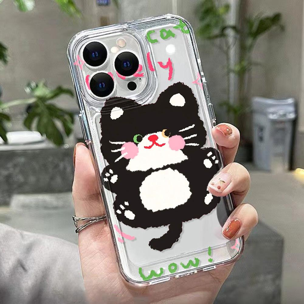 Phone Case for iPhone 11 13 12 14 15 16 XR XS Pro Max 7 8 Plus Samsung A55 A15 Redmi Note 13 12 OPPO A18 A16 Vivo Y17S V27 Honor 9 10 Infinix 40 30