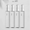 4 In 1 Travel Liquid Dispenser Split Bottle Shampoo Lotion Shower Gel Soap Bottle Empty Sub-bottle Press Container Bottles