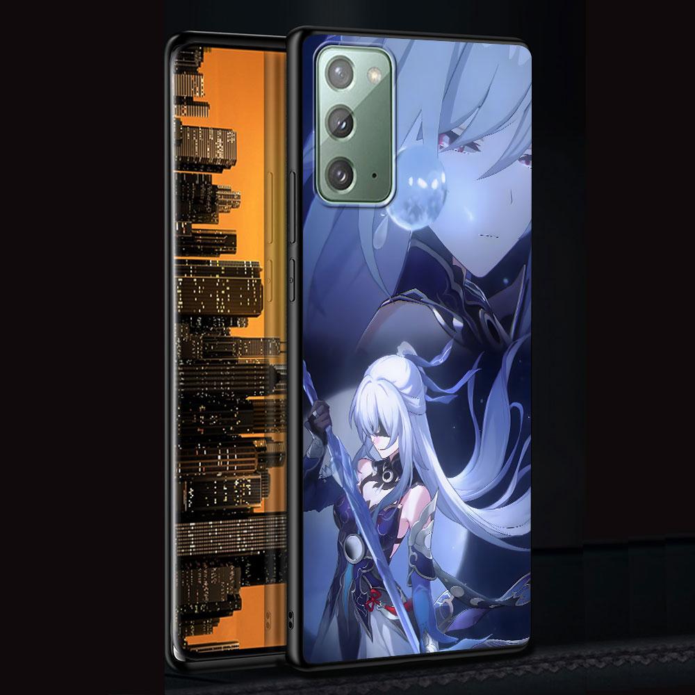 Husă Jing Liu Honkai Star Rail pentru Samsung Galaxy Note 10 Plus 20 Ultra 9 8 Husă de telefon TPU Negru Moale Funda Capa