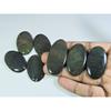 07Pcs Natural Blood Red Bloodstone Oval Cabochon Loose Gemstone Lot 387Cts. A-749
