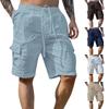 Herren Sport Baumwolle Lässige Lockere Shorts Lässiger Schlafanzug Tasche Jogging Shorts Hose