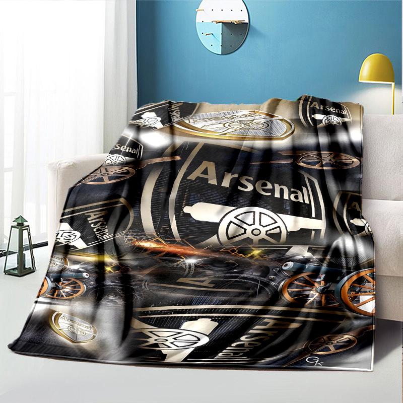 Football team.C Pattern Blanket for Home Decoration, Bed, Sofa, Car Travel, Camping, Suitable for All Seasons, Birthday Christmas Gift