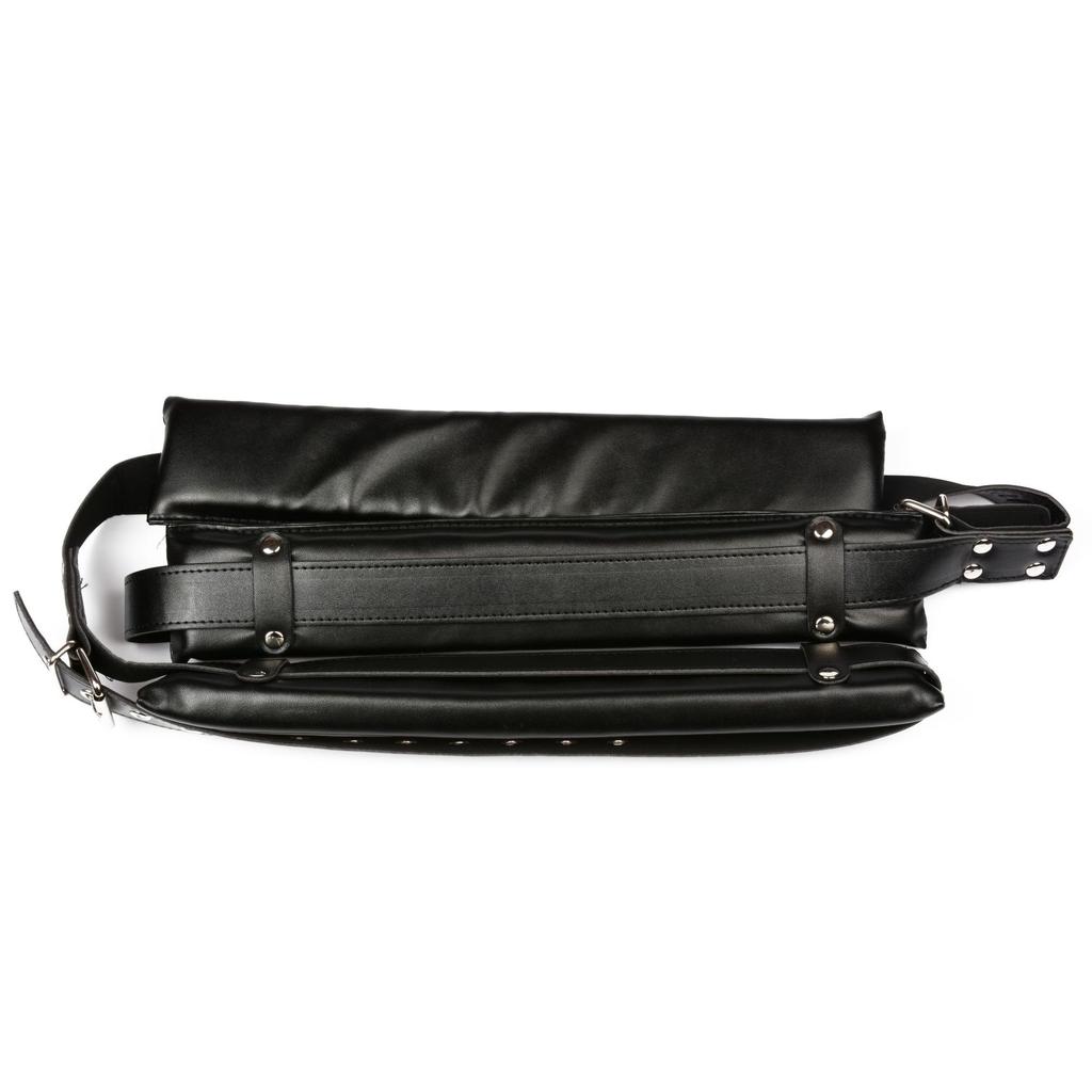 Portable Thigh Restraint Sling Body Faux Leather Adjustable Wear Bondage Bandage Shackles Adult Sex Toys for Couple