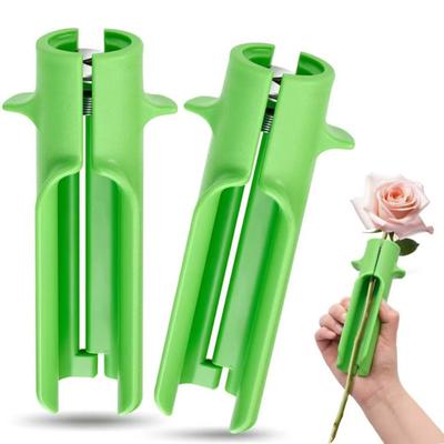 Rose Thorn Stripper Tool Ergonomic Grip Efficient Thorn Leaf Removal Tool Spring Mechanism Stripper Home Bouquet Tool