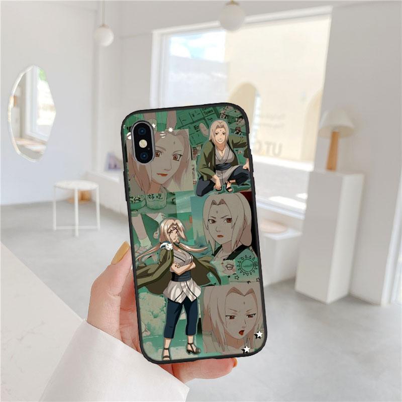 LO72 NARUTO Tsunade Soft Shell Phone Case for OPPO A40 A60 A80 A15 A16 A16K A12 A17 A17K A54 A54S A53 A53S A55 A56 A57 A98 F23