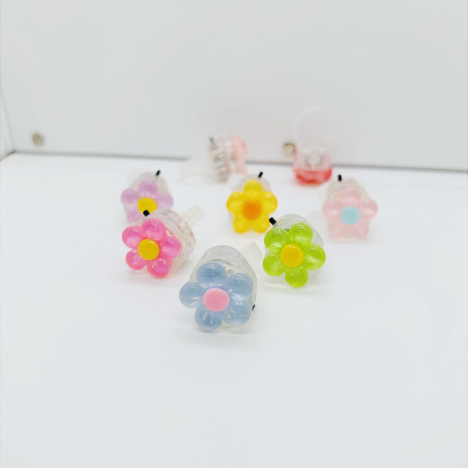 Luminous Cartoon Finger Light Ring for Kids - Flashing Acrylic Toy Gifts