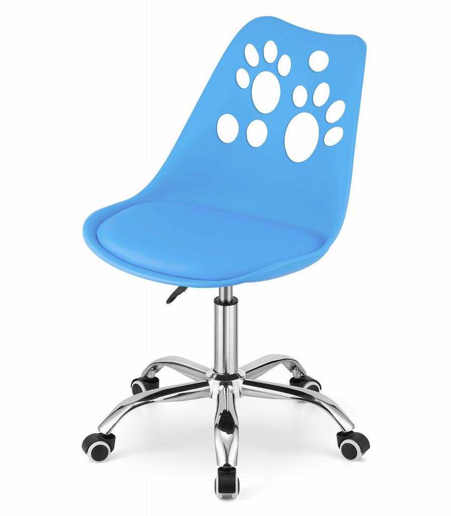 PRINT Swivel Chair - Blue