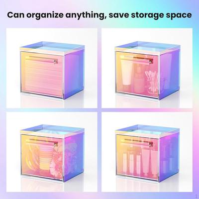 Kosmetik Organizer Box Make-up Mehrzweck Platzsparend Rutschfest Gesichtstuch Organizer
