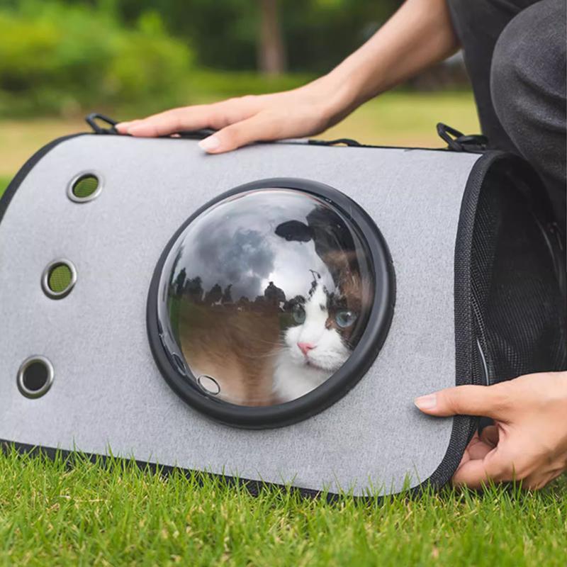 Cat Dog Bag Foldable Duffle Bag Cat Carrier Pet Carrier Foldable Duffel Bag Puppy Kitten Cage Travel Space Capsule