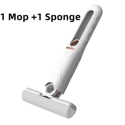 Portable Mini Squeeze Mop Home Kitchen Car Cleaning Mop Desk Cleaner Window Glass Sponge Cleaner Household Cleaning Tools