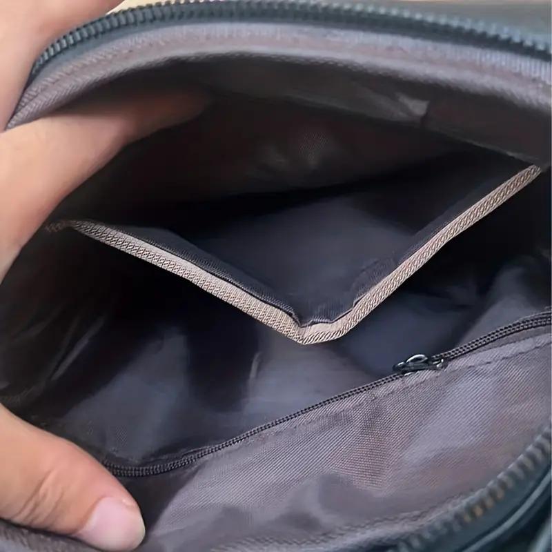 Brand Men Shoulder Bag For 9.7" Ipad Men PU Leather Flaps Men's Crossbody Bags Business Flap Male Solid Messenger Bag Travel Bag