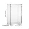 Transparent Handbag Display Case Stackable Clear Acrylic Bag Box for Closet, Wardrobe, Bedroom
