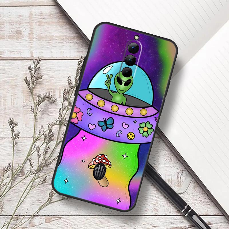 Aesthetics Cartoon Alien Space Case For ZTE Nubia Red Magic 10 Air 6S 7S 6 7 Pro RedMagic 8 9 8S 9S 10S 11 Pro Plus Cover