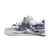 Air Force 1 Tai Chi Dragon Wandering Rezistente la Abraziune Pantofi de Skateboard cu Top Jos Unisex Albastru Gri CW2288-111(Team726-)