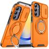 Applicable To Samsung S26ultra Collar Window A25 Mobile Phone Case A36 Rotating Bracket S24FE Protective Case
