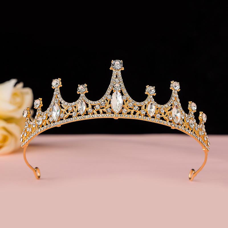 Bridal & Princess Headpiece Crown for Weddings & Birthdays, Suitable for Women and Children