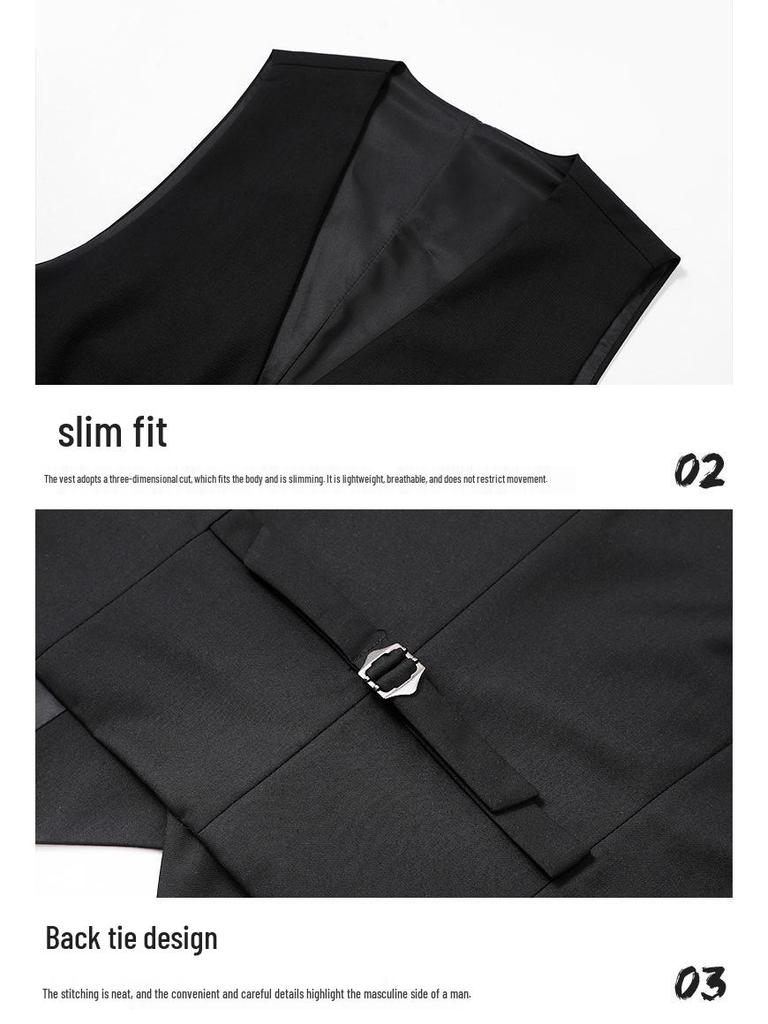 Koreanischer Stil Slim Fit Herrenanzug-Set - Formelle Kleidung für Arbeit und Trauzeugen, Herbst/Winter-Kollektion