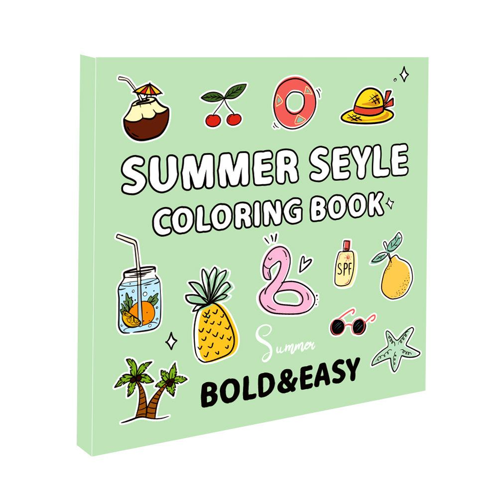 Bview Art 6 Styles Adorable Cartoon Doodles Coloring Book 40 Joyful Pages Perfect Party Gift & Holiday Art Fun