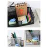 Multifunctional Pen Holder Creative Metal Iron Art Storage Pen Holder Student Stationery Desktop Office Storage Box