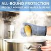 1-2Pcs Double Layer Oven Mitts Thicken Silicone Kitchen Gloves Non-Slip Oven Pot Holder Heat Resistant Baking Cooking Bbq Gloves Quality