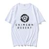 Camiseta Hot Game Crimson Desert Gola Redonda Manga Curta Unissex Algodão Puro Verão Confortável Streetwear Unissex Merch Roupas Unissex
