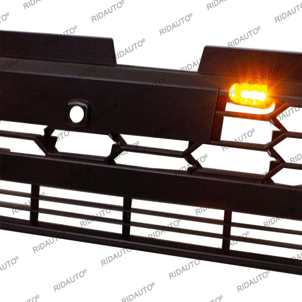 Front Grille with Amber Lights for 2026 Hilux Travo Pickup Truck