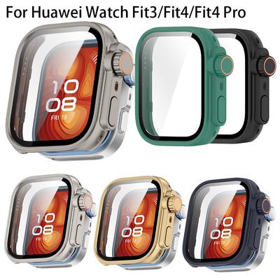 Passa alla Custodia Protettiva Ultra Completa per Huawei Watch Fit 3 4 Fit4 Pro Custodia con Protezione Schermo Vetro Temperato Aggiorna a Ultra 2