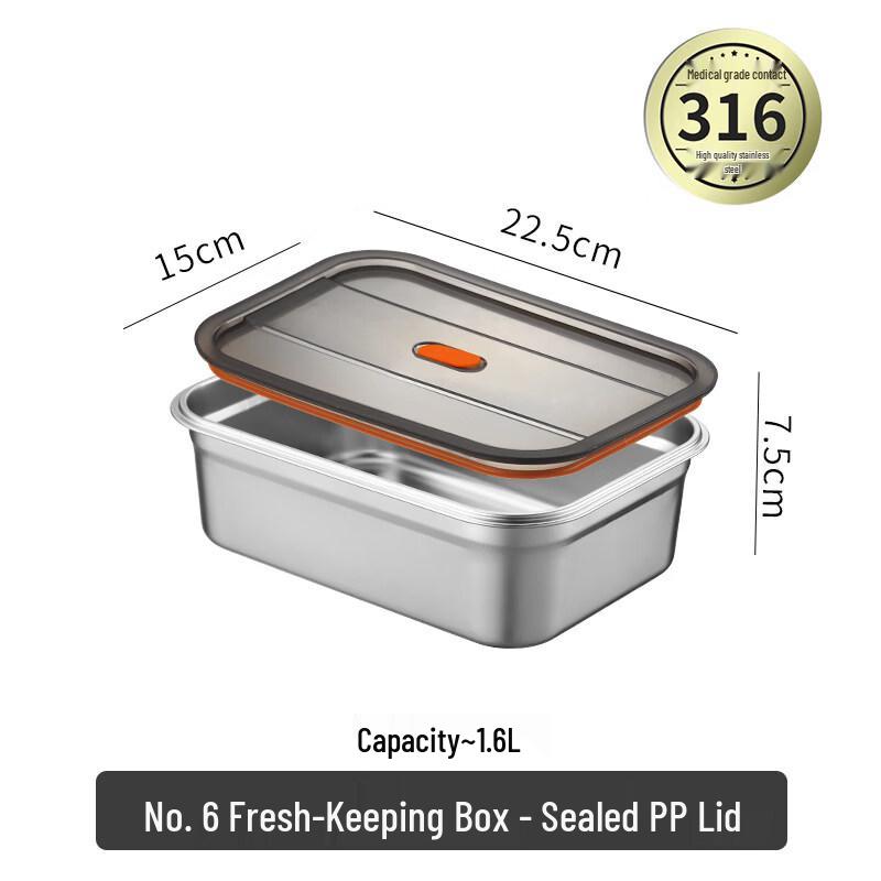 ZISIZ 316 Stainless Steel Food Storage Container