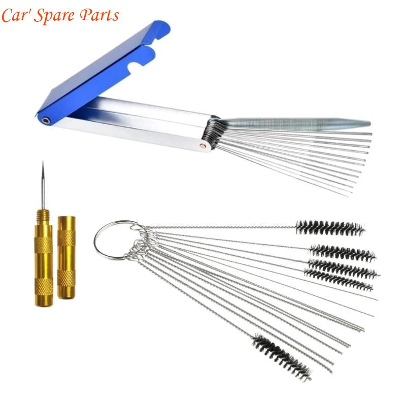 

Y4UA Car/Motorbike Carburetors Carbon Dirt Jet Remove Cleaner Cleaning Wires Needle