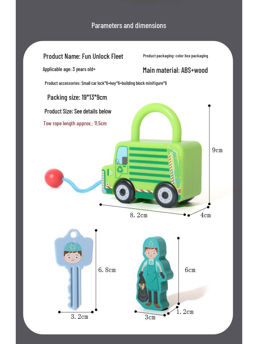 

Набор игрушек-тележек для обучения за границей: 3D Брелок и Машинка с Выдвижным Ключом для Детей