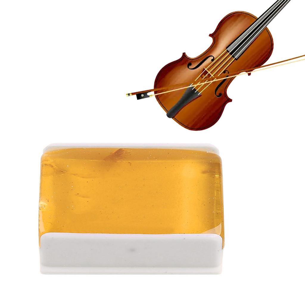 Breu Colofónia Transparente Natural Adequado para Violino Violoncelo Viola e outros Instrumentos Musicais de Cordas Arqueadas Acessórios