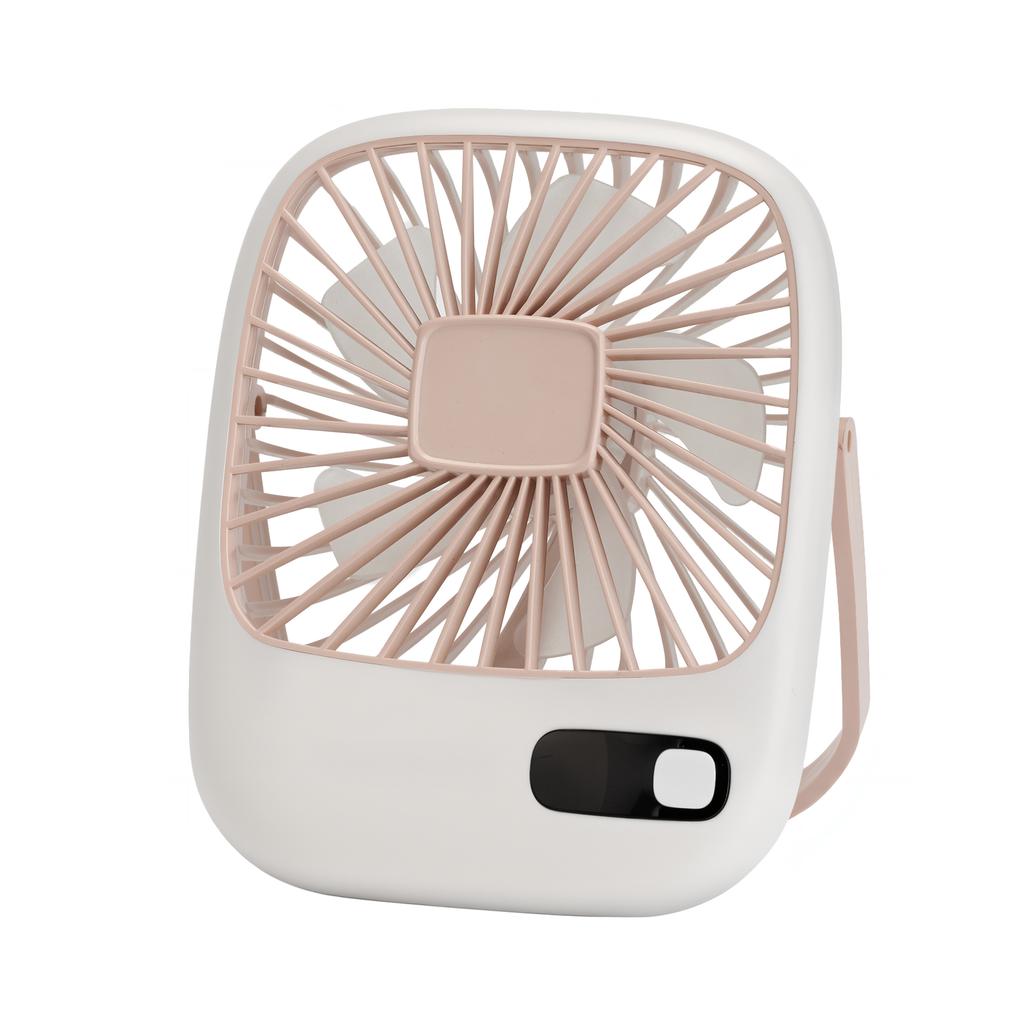 Mini Desk Fan Portable USB Rechargeable Table Fan Small Desktop Electric Fans for Office Home Outdoor Camping Cooling