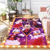 1pc Mickey and Friends Pattern Area Rug Soft Flannel Floor Mat for Living Room,Office,Bedroom and Carpet,Sofa Coffee Table Floor Mat