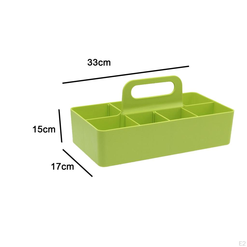 Desktop Household Organizer W/ Handle Multi Classification for Cupboards Living Room Sundries