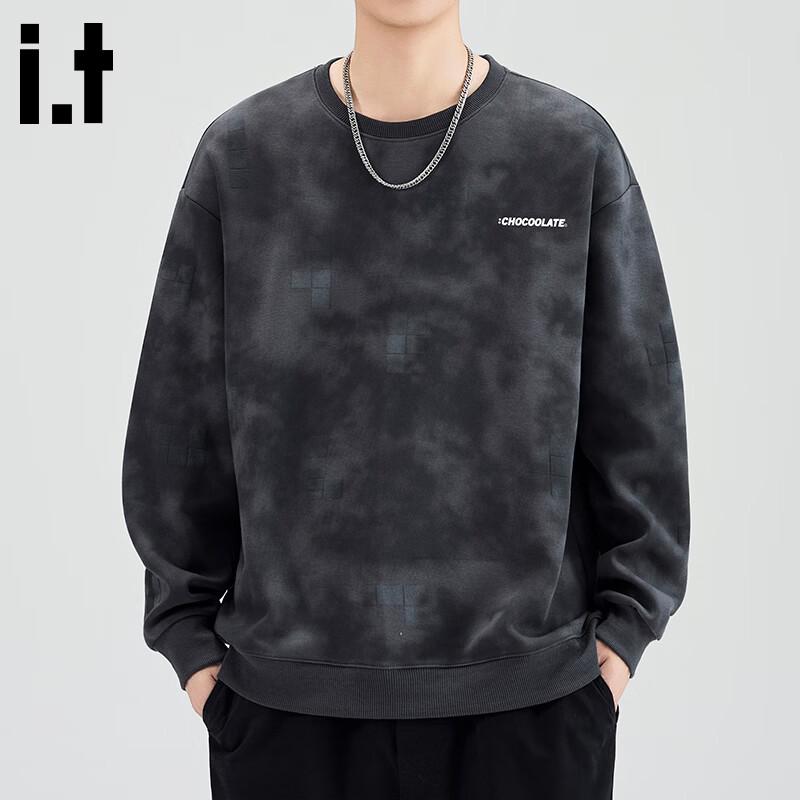 CHOCOOLATEit Men s Retro Tie-Dye Loose Sweatshirt 2XL