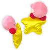 Kirby Warp Star Plush 24cm Mascot Toy, Official, Approx. (Smiling)