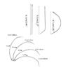 50 Pcs Heavy Duty Curved Needle Weaving Needle for Carpet Leather Project