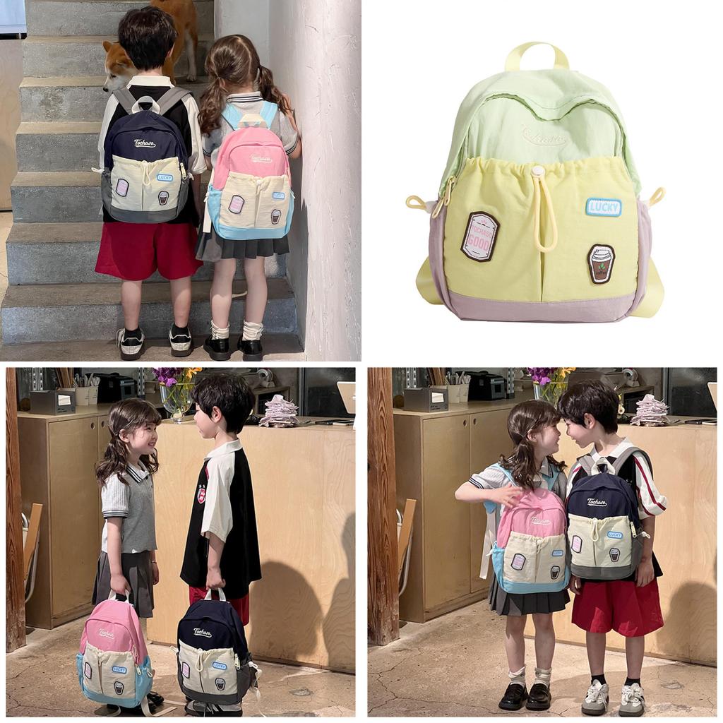 Kids School Backpack For Toddlers With Nylon Material And Curved Shoulder Straps For Preschool And Daycare