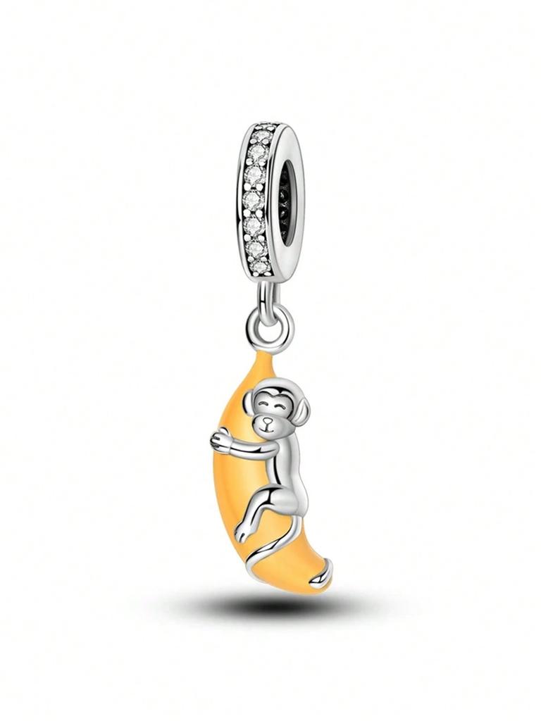 Charms Plata Animals Elephants And Zebras Beads Copper Plated Fit Charms Copper Original Bracelet For Jewelry Making Diy Charm