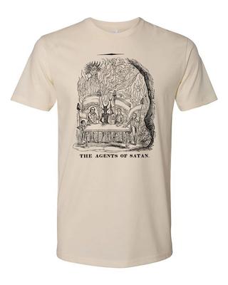 Cottage Cult Clothing T-shirt 100% Cotone Occulto Goth Strega Agenti di Satana