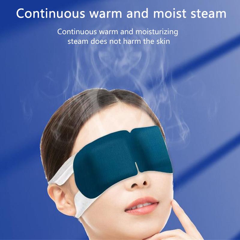 5Pcs/Bag Lutein Steam Eye Mask Warm Moist Steam Heating Eye Mask Compress Eye Spa Relieve Eye Fatigue Sleeping Eye Mask Gift