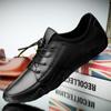 Newest Breathable Genuine Leather Shoes Men Loafers Casual Leather Soft Driving Smen'S Shoes Classic Flats Walking Lace-Up Footwear